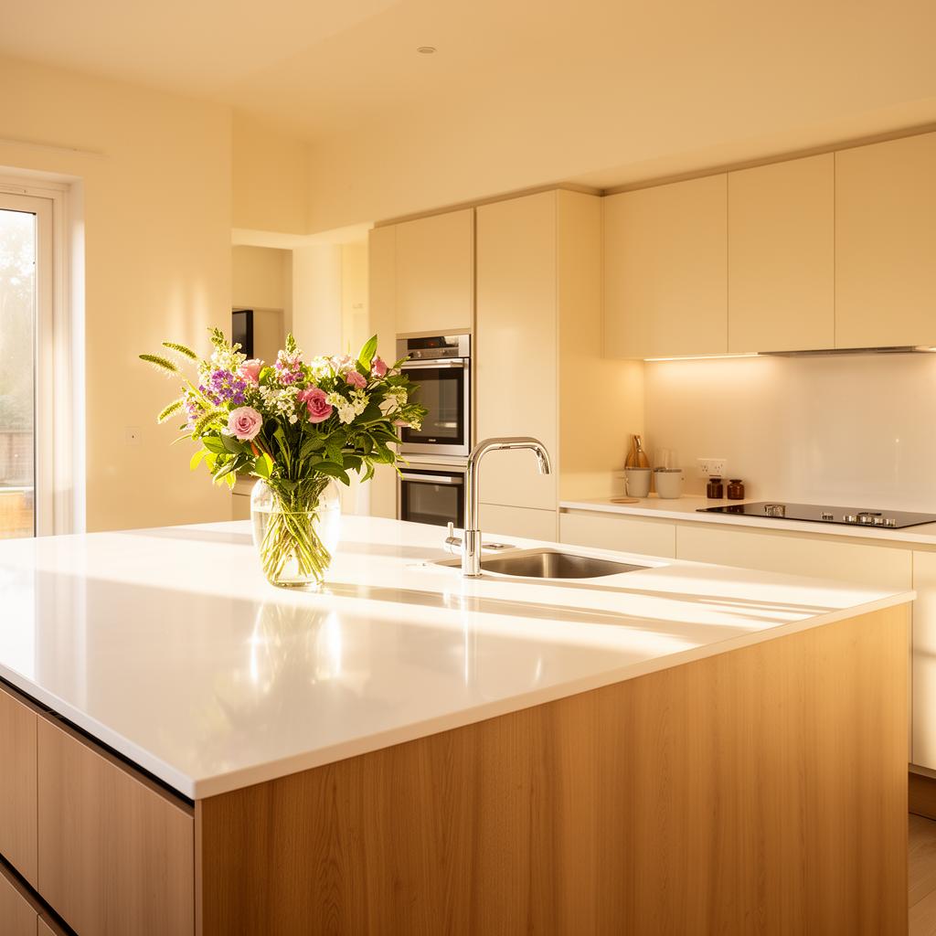 Professionally cleaned kitchen